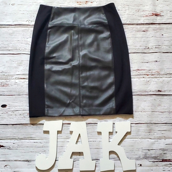 Rafaella Dresses & Skirts - 🆕️ RAFAELLA BLACK LEATHER SKIRT 🖤